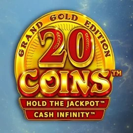 20 Coins Grand Gold Edition online game logo by Wazdan on stakecasinoo.org