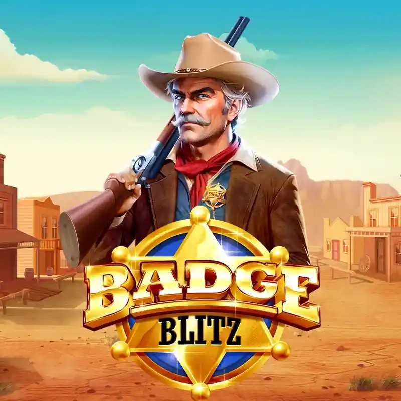 Badge Blitz by Pragmatic Play, showcased at stakecasinoo.org – game logo