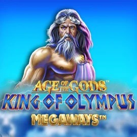 Official Slots logo: Age Of The Gods: King of Olympus Megaways by Origins at Stake Casino