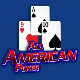 All American Poker slot visual from RTG (Reel Time Gaming) available on stakecasinoo.org