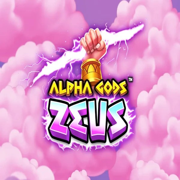 Alpha Gods Zeus logo by PearFiction Studios at Stake Casino