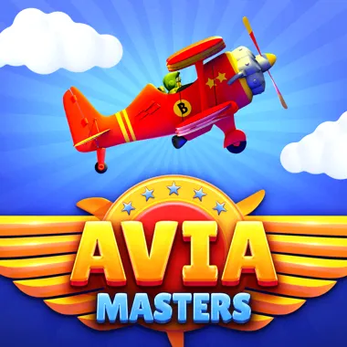 Aviamasters slot logo by BGAMING at Stake Casino