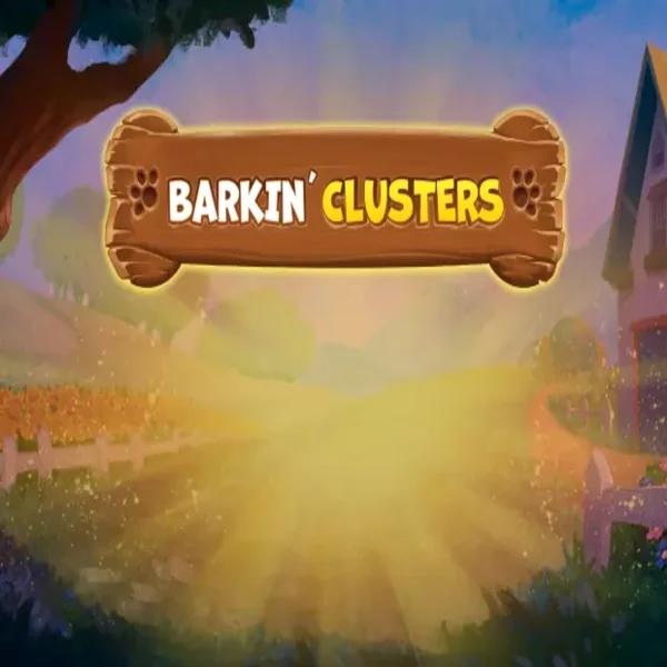 Barkin Clusters slot logo by Greentube at Stake Casino