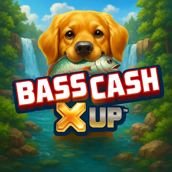 Bass Cash X UP slot visual from Alchemy Gaming available on stakecasinoo.org