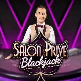 Blackjack Salon Privé logo by Ezugi at Stake Casino