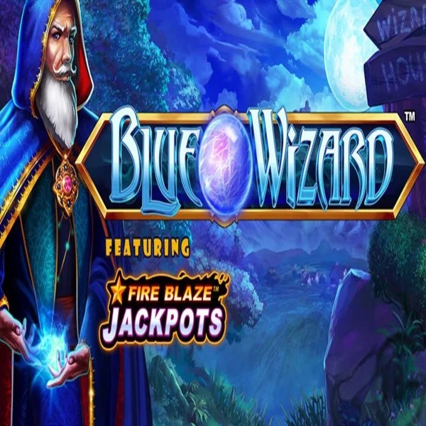 Enjoy Blue Wizard Fire Blaze Jackpots by Rarestone Gaming – logo hosted on stakecasinoo.org