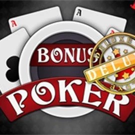 Bonus Poker Deluxe - 3 Hands online game logo by RTG (Reel Time Gaming) on stakecasinoo.org