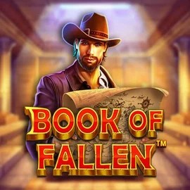 Book Of Fallen slot logo by Pragmatic Play at Stake Casino