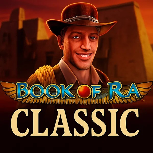 Book of Ra Classic game by Novomatic – logo hosted on Stake Casino