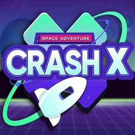 Crash X logo – Casino Games by Turbo Games at Stake Casino