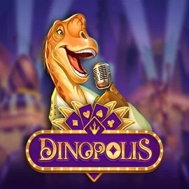Dinopolis online game logo by Push Gaming on stakecasinoo.org