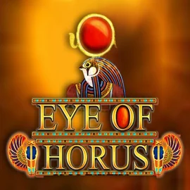 Slots logo of Eye of Horus from RTG (Reel Time Gaming) at Stake Casino