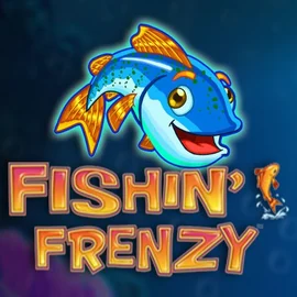Slots logo of Fishin Frenzy from Blueprint Gaming at Stake Casino
