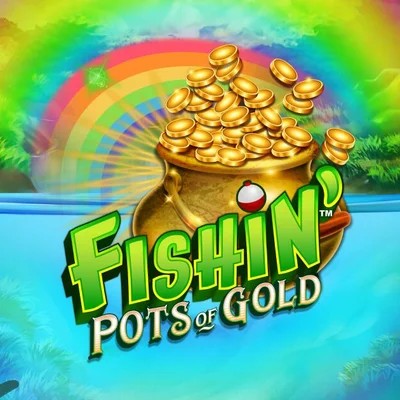 Fishin Pots Of Gold logo by Gameburger Studios Stake Casino