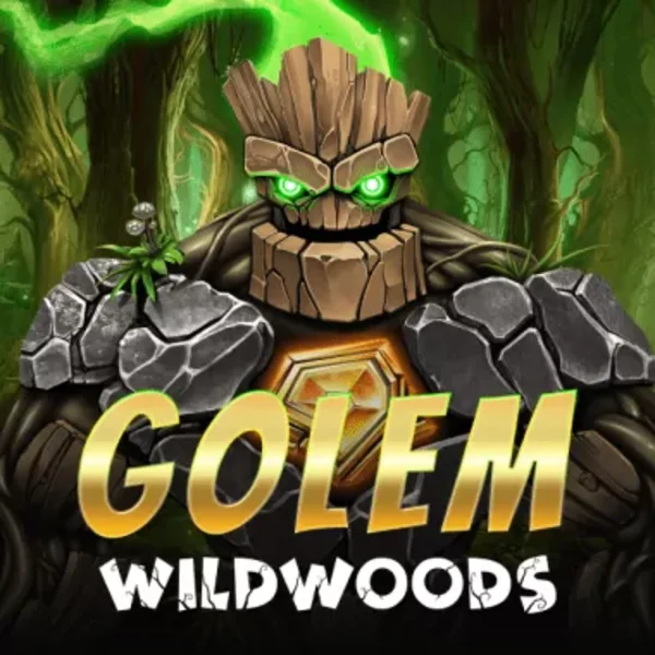 Slots logo of Golem Wildwoods from BF Games at Stake Casino