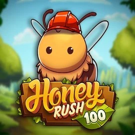 Honey Rush 100 logo – Slots by Play'n GO at Stake Casino