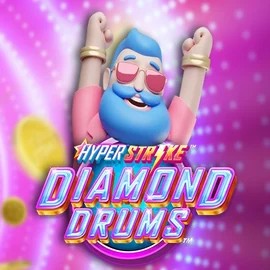 Hyper Strike Diamond Drums by Gameburger Studios, showcased at stakecasinoo.org – game logo