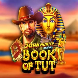 John Hunter and the Book of Tut online game logo by Pragmatic Play on stakecasinoo.org