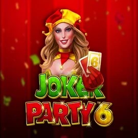 Try Joker Party 6 slot by Greentube on stakecasinoo.org – logo image