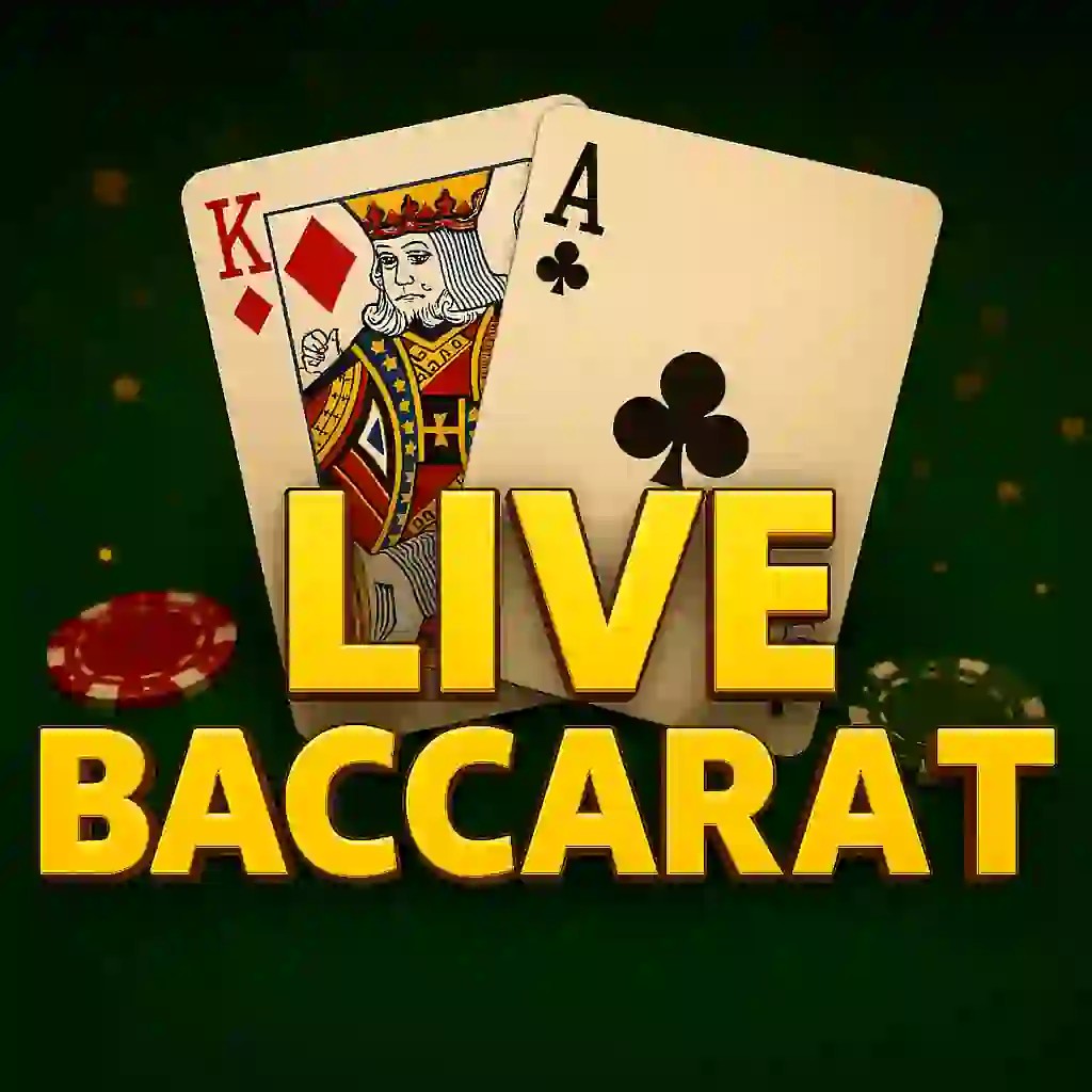 Live Baccarat logo by Evolution Stake Casino