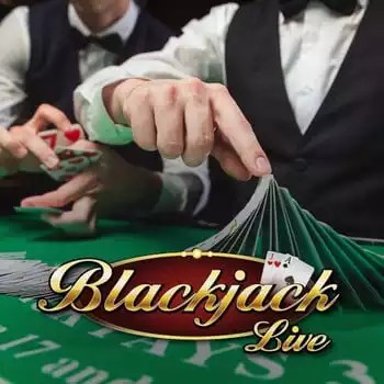 Live Blackjack by Evolution, showcased at stakecasinoo.org – game logo