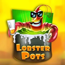 Lobster Pots slot logo by Ready Play Gaming at Stake Casino