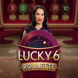Lucky 6 Roulette slot icon by Pragmatic Play, available at Stake Casino