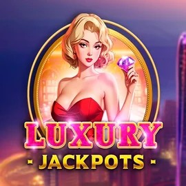 Luxury Jackpots slot logo by Triple Cherry at Stake Casino