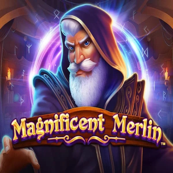 Magnificent Merlin casino game by Greentube – featured logo at Stake Casino