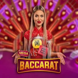 Live Casino logo of Mega Baccarat from Pragmatic Play at Stake Casino