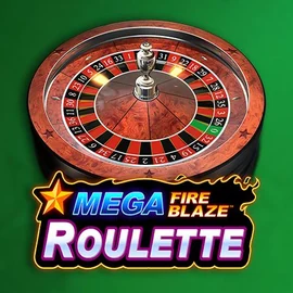 Mega Fire Blaze Roulette online game logo by Playtech on stakecasinoo.org
