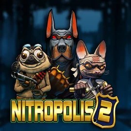 Nitropolis 2 casino game by ELK Studios – featured logo at Stake Casino