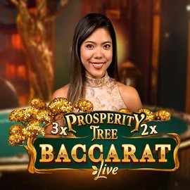 Prosperity Tree Baccarat online game logo by Evolution on stakecasinoo.org