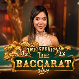 Official Live Casino logo: Prosperity Tree Baccarat by Evolution at Stake Casino