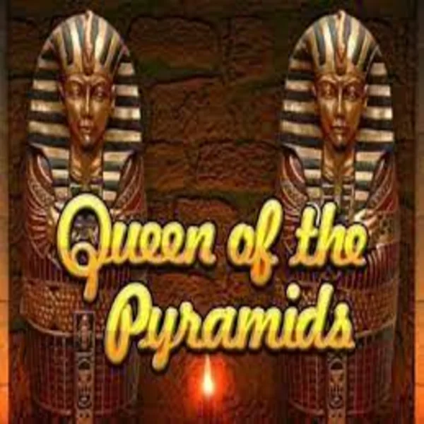 Official Slots logo: Queen of the Pyramids by Playtech at Stake Casino