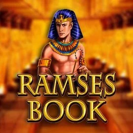 Ramses Book online game logo by Gamomat on stakecasinoo.org