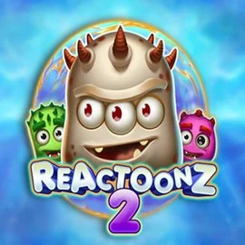 Reactoonz 2 game by Play'n GO – logo hosted on Stake Casino