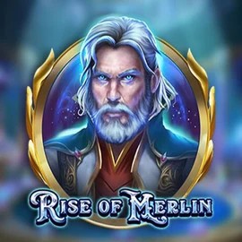 Rise of Merlin slot logo by Play'n GO at Stake Casino
