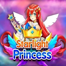 Starlight Princess slot logo by Pragmatic Play at Stake Casino