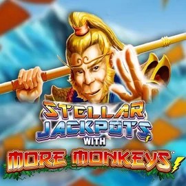 Stellar Jackpots with More Monkeys by Lightning Box Game, showcased at stakecasinoo.org – game logo