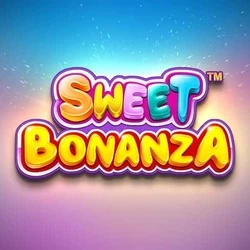 Sweet Bonanza online game logo by Pragmatic Play on stakecasinoo.org