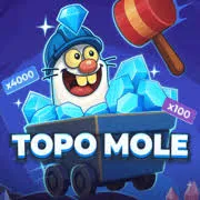 Topo Mole Game by InOut, showcased at stakecasinoo.org – game logo