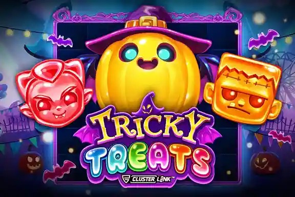 Tricky Treats game by Push Gaming – logo hosted on Stake Casino
