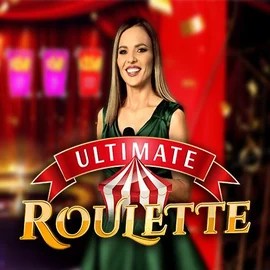 Ultimate Roulette slot logo by Ezugi at Stake Casino