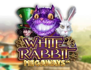Official Slots logo: White Rabbit by Big Time Gaming at Stake Casino