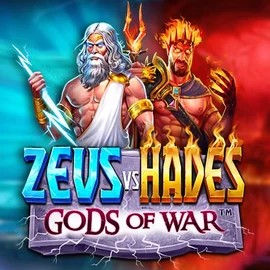 Official Slots logo: Zeus vs Hades: Gods of War by Pragmatic Play at Stake Casino